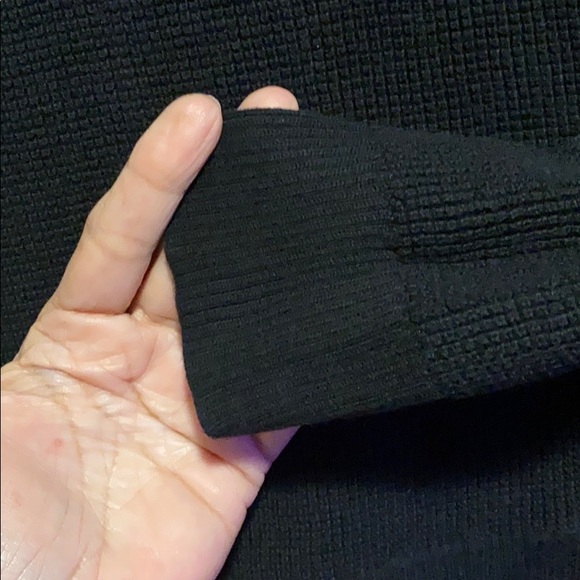 LRL Lauren Jeans CO black cowl neck sweater - Picture 9 of 12